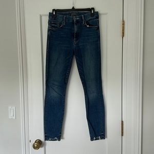 Mother high rise ankle jeans size 27